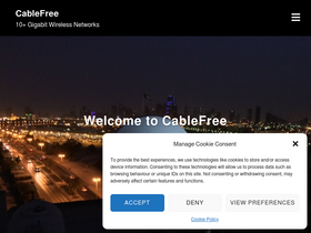 'cablefree.net' screenshot