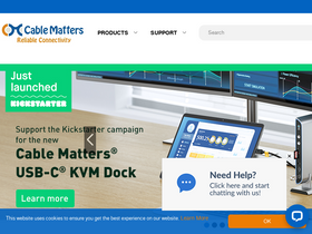 'cablematters.com' screenshot