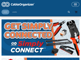'cableorganizer.com' screenshot