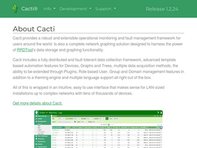 'cacti.net' screenshot