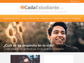 'cadaestudiante.com' screenshot