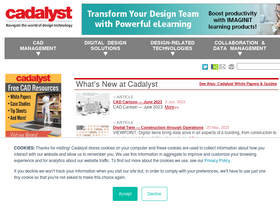 'cadalyst.com' screenshot