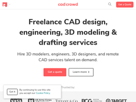 'cadcrowd.com' screenshot