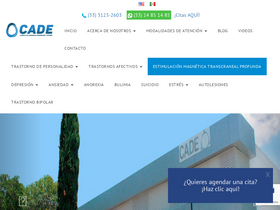 'cade.org.mx' screenshot
