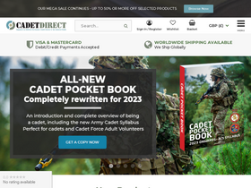 'cadetdirect.com' screenshot