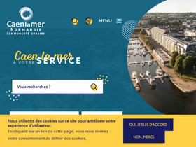 'caenlamer.fr' screenshot
