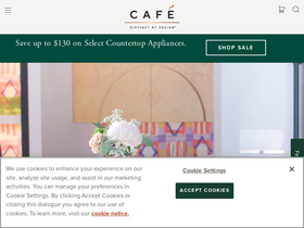'cafeappliances.com' screenshot
