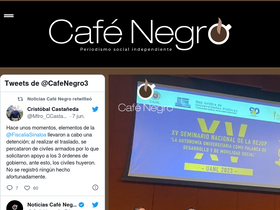 'cafenegroportal.com' screenshot