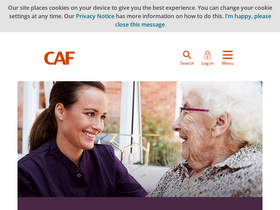 'cafonline.org' screenshot