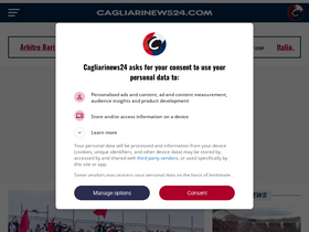 'cagliarinews24.com' screenshot