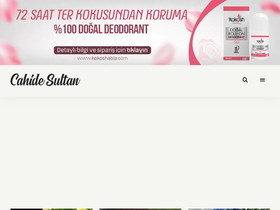 'cahidesultan.net' screenshot