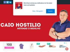 'caiohostilio.com' screenshot