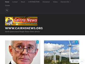 'cairnsnews.org' screenshot