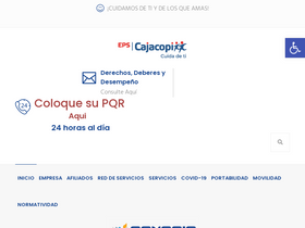 'cajacopieps.com' screenshot