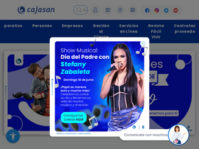'cajasan.com' screenshot