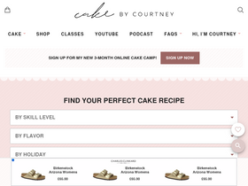 'cakebycourtney.com' screenshot