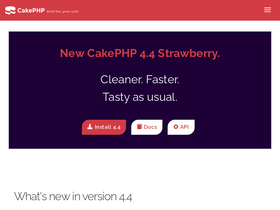 'cakephp.org' screenshot