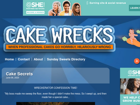 'cakewrecks.com' screenshot