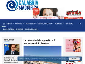 'calabriamagnifica.it' screenshot