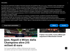 'calcioefinanza.it' screenshot