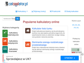 'calcoolator.pl' screenshot
