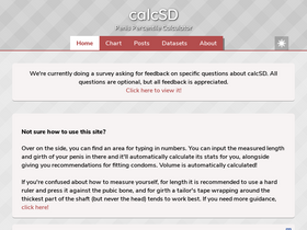 'calcsd.info' screenshot