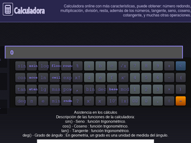 'calculadora.name' screenshot