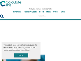 'calculate-this.com' screenshot