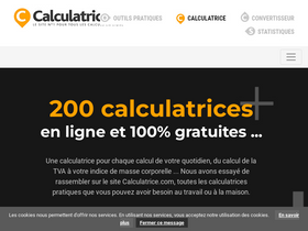 'calculatrice.com' screenshot