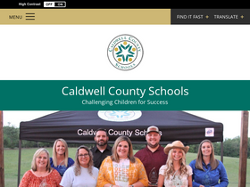 'caldwellschools.com' screenshot