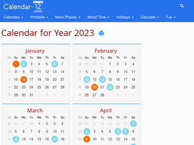 'calendar-12.com' screenshot