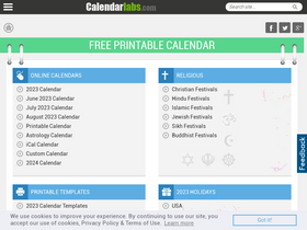 'calendarlabs.com' screenshot