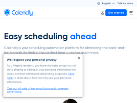 'calendly.com' screenshot