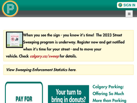 'calgaryparking.com' screenshot