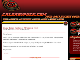 'calgarypuck.com' screenshot