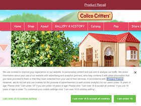 'calicocritters.com' screenshot