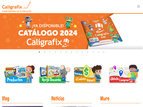 'caligrafix.cl' screenshot