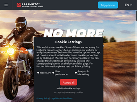 'calimoto.com' screenshot