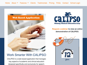 'calipsoclient.com' screenshot