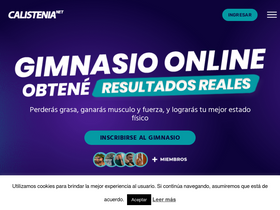 'calistenia.net' screenshot