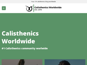 'calisthenicsworldwide.com' screenshot