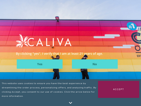 'caliva.com' screenshot