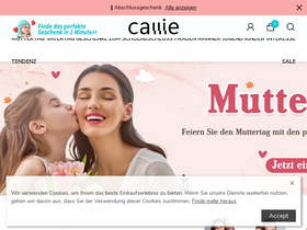 'callie.de' screenshot