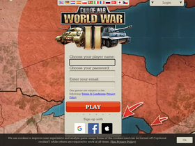 'callofwar.com' screenshot