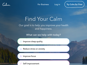 'calm.com' screenshot