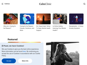 'calmclinic.com' screenshot