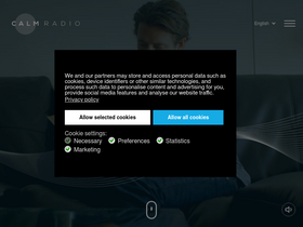 'calmradio.com' screenshot