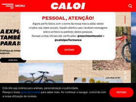 'caloi.com' screenshot