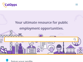 'calopps.org' screenshot