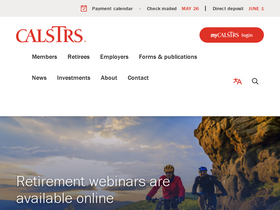 'calstrs.com' screenshot